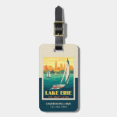 湖素晴らし | エリー湖 ラゲッジタグ (正面縦)