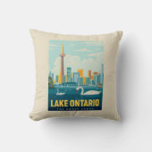 湖素晴らし | オンタリオ湖 クッション (正面)