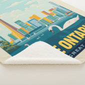 湖素晴らし | オンタリオ湖 シェルパブランケット (3/4)