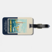 湖素晴らし | オンタリオ湖 ラゲッジタグ (裏面横)