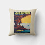 湖素晴らし | スーペリア湖 クッション (裏面)