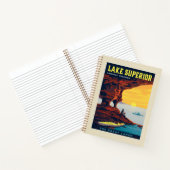 湖素晴らし | スーペリア湖 ノートブック (内部)