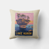 湖素晴らし | ヒューロン湖 クッション (裏面)