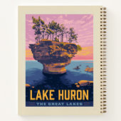 湖素晴らし | ヒューロン湖 ノートブック (裏面)