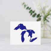 湖素晴らし ポストカード (スタンド正面)