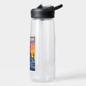 湖素晴らし | ミシガン湖 ウォーターボトル (左面)