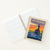 湖素晴らし | ミシガン湖 ノートブック (内部)
