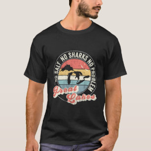 湖素晴らしNo塩Noサメ問題なし Tシャツ
