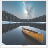 湖自然アウトドアランドスケープ穏やかな平和リラックス シール (シート)