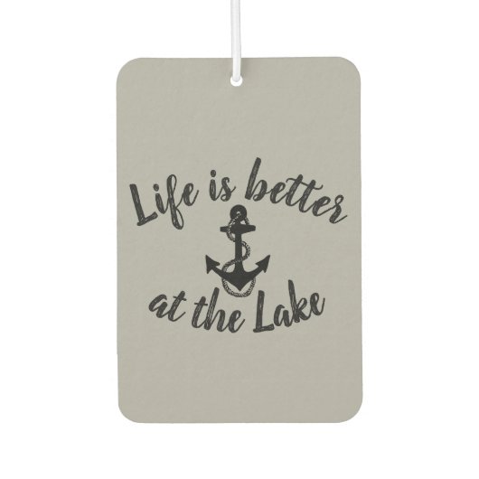 湖航海のやいかりの方が命だ | カーエアーフレッシュナー (正面)