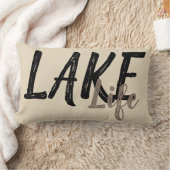 湖航海の生活 | ランバークッション (ブランケット)