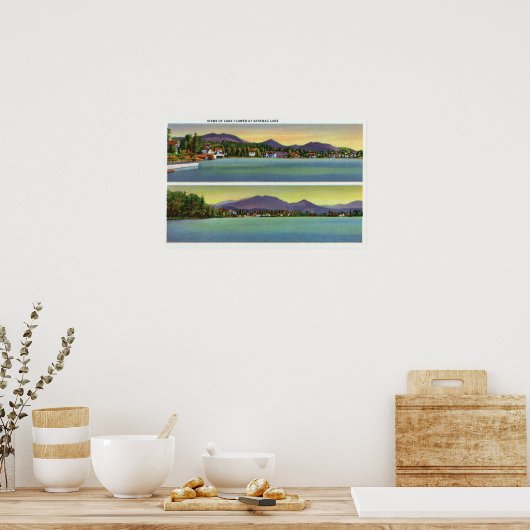 湖花の二望 ポスター (キッチン)