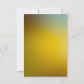 湖芸術的ウォーターフロントバタフライRSVPカード 招待状 (裏面)