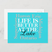 湖葉書の方が暮らしが好い ポストカード (正面/裏面)