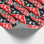 湖西橋伝統的羽織の模様 ラッピングペーパー (角)