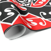 湖西橋伝統的羽織の模様 ラッピングペーパー (ロールコーナー)