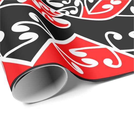 湖西橋伝統的羽織の模様 ラッピングペーパー (ロールコーナー)