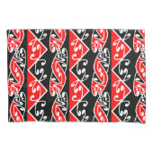 湖西橋伝統的羽織の模様 枕カバー (正面)