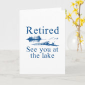 湖退職したで会おう カード (黄色い花)