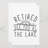 湖退職したで会おう サンキューカード (正面/裏面)