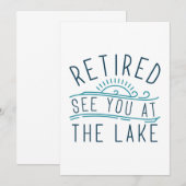 湖退職したで会おう サンキューカード (正面/裏面)