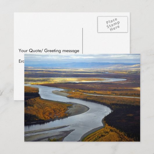 湖雪川 ポストカード (正面/裏面)