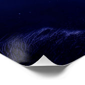 湖面に反射する月 ポスター (コーナー)