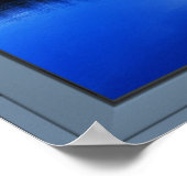 湖面写真窓の風景 – 幻想 ポスター (角)