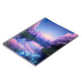 湖魅力的と周囲の森林 ノートブック (左側)