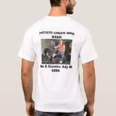 湖322、ポテトの入り江の バイク週2006年7月4日 Tシャツ (裏面)