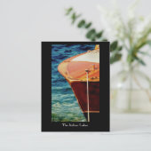 湖、イタリアンマッジョーレ湖。 ポストカード (スタンド正面)