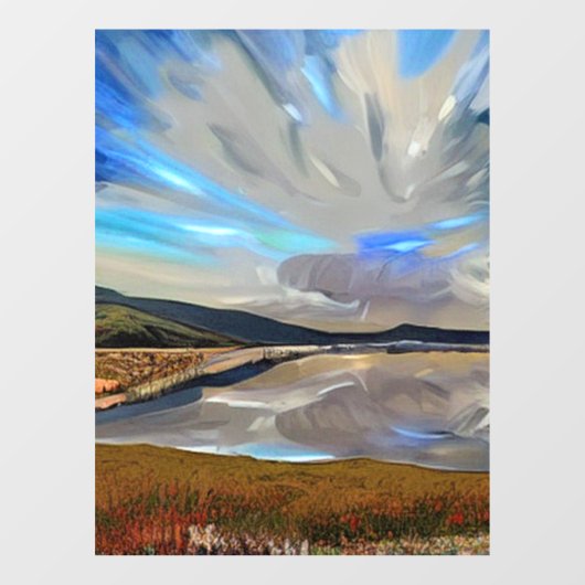 湖 ウィンドウサイン (シート)