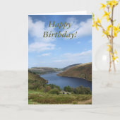 湖 カード (黄色い花)