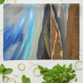 湖 キッチンタオル (折り畳み)