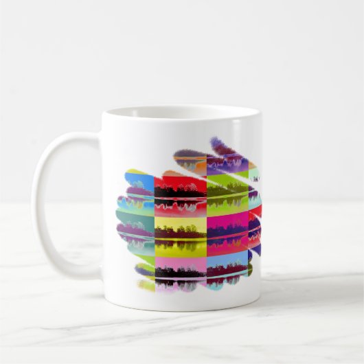 湖 コーヒーマグカップ (左)