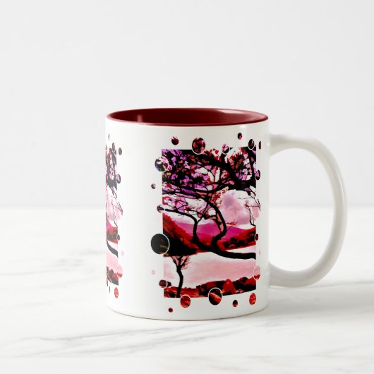 湖 ツートーンマグカップ (右)