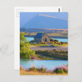 湖 – テカポ–517 ポストカード (正面/裏面)