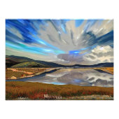 湖 フォトプリント            (正面)