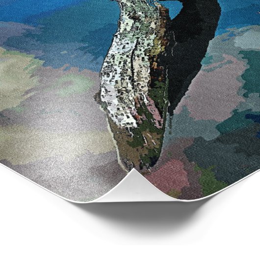 湖 フォトプリント            (角)