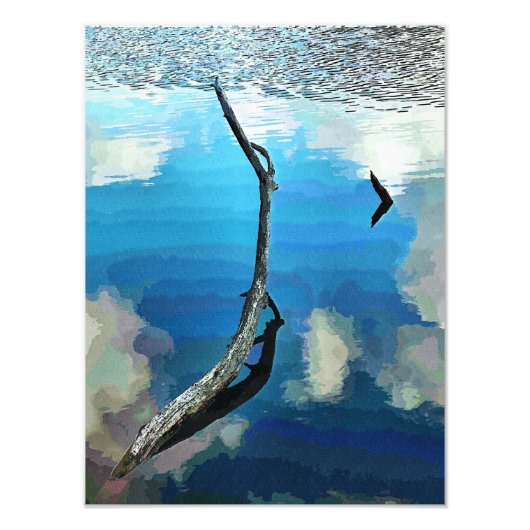 湖 フォトプリント            (正面)