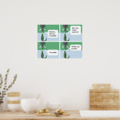 湖 ポスター (キッチン)