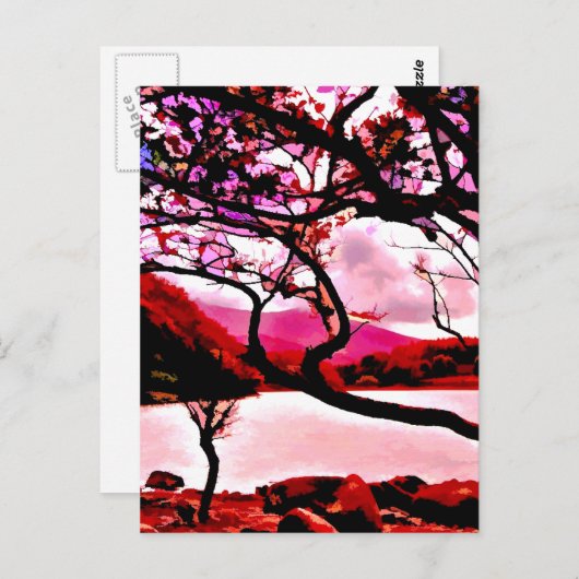 湖 ポストカード (正面/裏面)