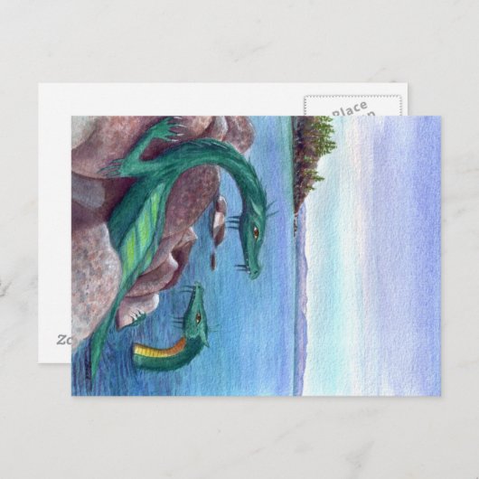 湖 ポストカード (正面/裏面)