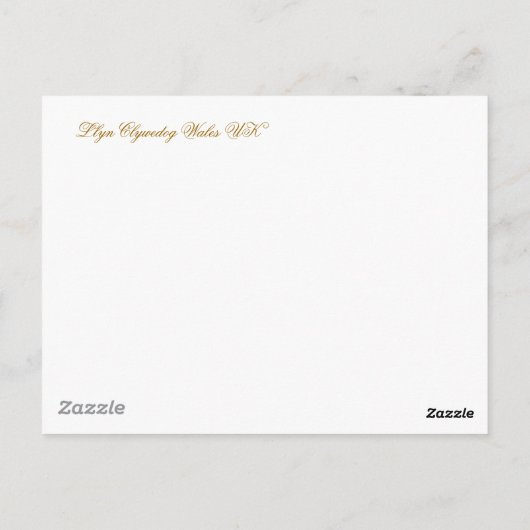 湖 ポストカード (裏面)