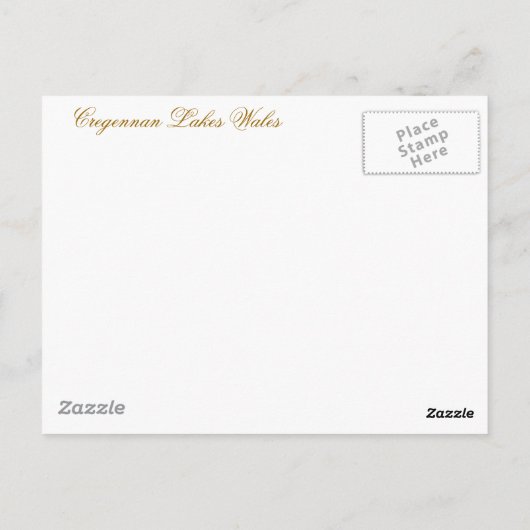 湖 ポストカード (裏面)