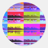 湖 ラウンドシール (正面)