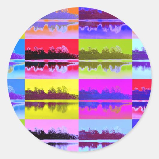 湖 ラウンドシール (正面)