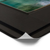 湖 – ラグーンシーナリーブラックウィンドフェイクウイリュージョン ポスター (角)