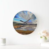湖 ラージ壁時計 (ホーム)