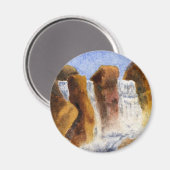 湖、小川、河川の磁石 マグネット (正面/裏面)